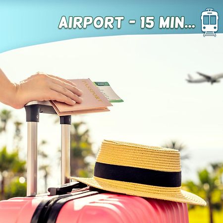 1 Min To The Beach Apartment - Kitchen - Tramway - Air Conditioner - Wifi - Promenade Des Anglais Nizza Kültér fotó